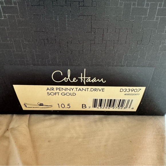 Cole Haan Metallic Gold Loafers - Picture 7 of 7
